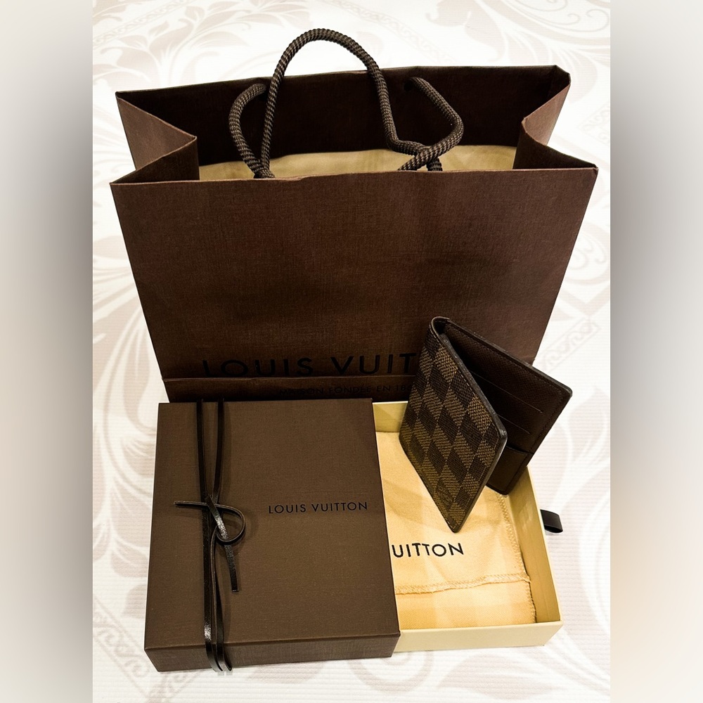 Louis Vuitton Pocket Organizer Card Holder Damier Ebene